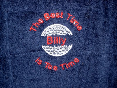 Billy's golf  towel