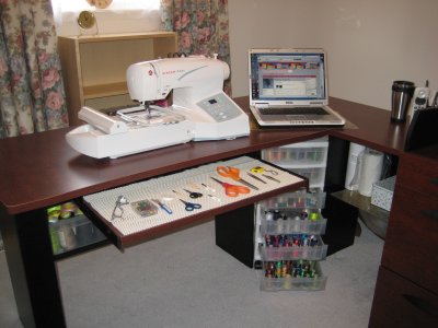 Fancy new desk for my embroidery machine