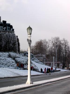 Frozen Lamp post