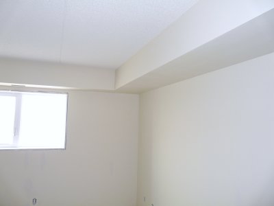 Master bedroom primed