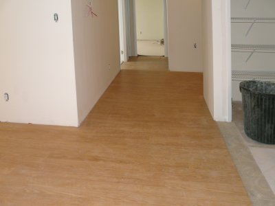 facing down the hall to bedroom