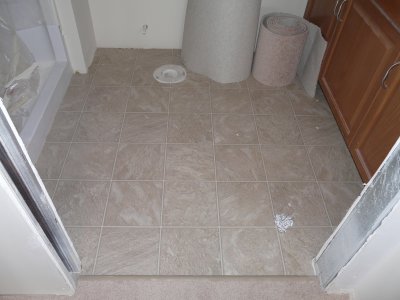Bathroom floor