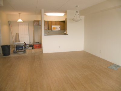 Towards kitchen