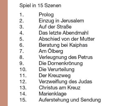 Passionsspiele, Infos