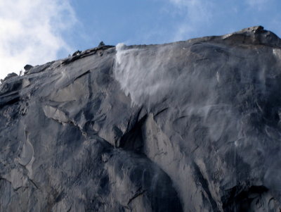 Vanishing waterfall of El Capitan