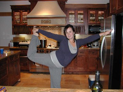 Stacy the acrobat!