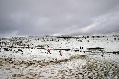 snowy Golan heights, Israel Feb 2006  