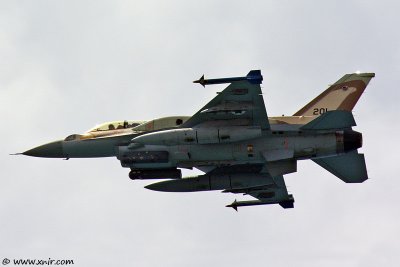 unique photo!  F16I in the marking of the 201 sqd