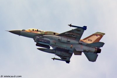 unique photo!  F16I in the marking of the 201 sqd
