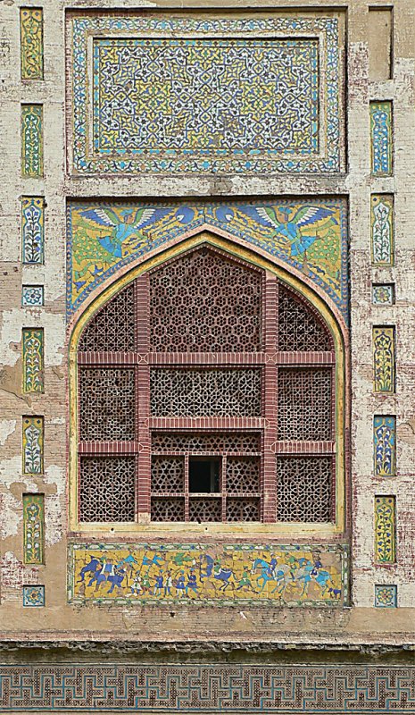 Lahore Fort - Pictured Wall - P1290827.jpg