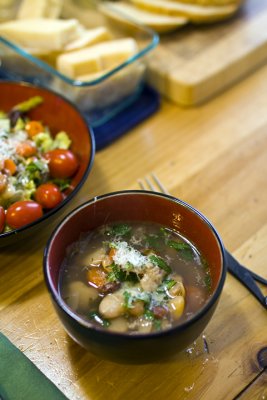 Basic Mediterranean Bean Soup