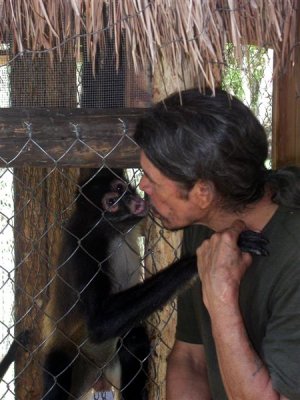 Monkey kisses