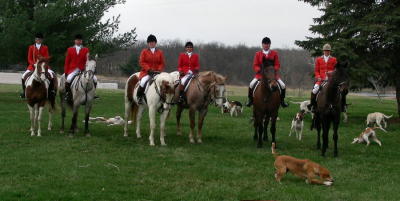 Hunting Saturday March 18th Bridlespur Kennels