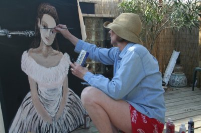 Me painting