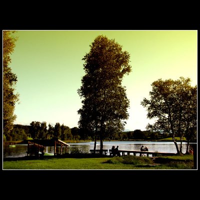 ... At the lake in Weilheim ...