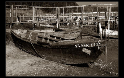 ... Pier of old boats ...