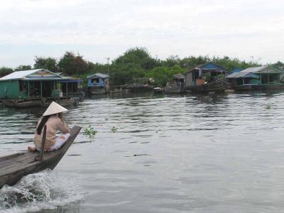 Vietnamese floating market
