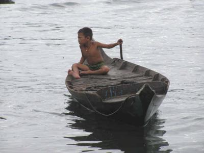 Vietnamese floating market