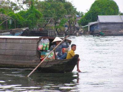 Vietnamese floating market