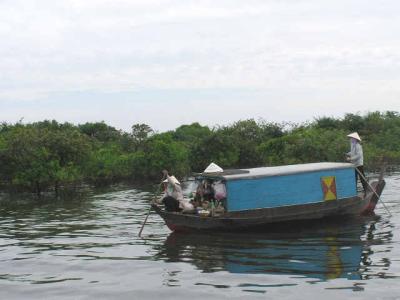 Vietnamese floating market