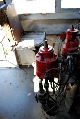 Cog Wheel Railway driver's cabin