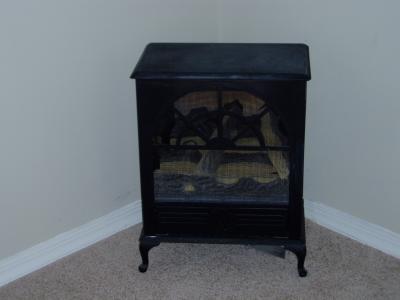 Fireplace in master suite