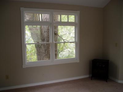 Side window in master bedroom