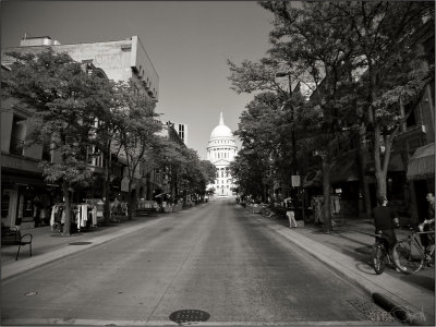State Street Looking Toward The Capitol