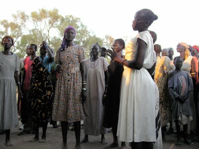 Women Watching Dancing