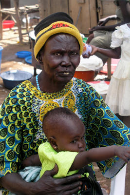 Old Woman And Baby