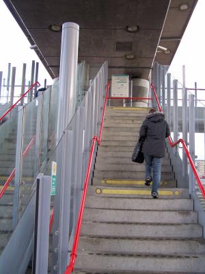 I hate these stairs