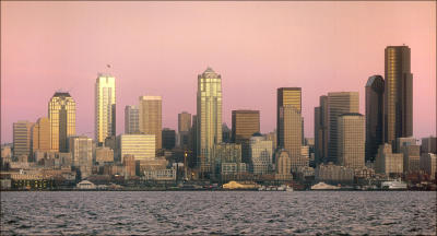 Seattle skyline from Alki