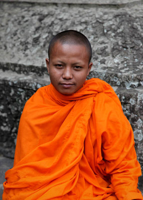 A young monk