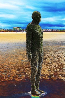 Another Place by Antony Gormley.
