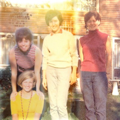 The Gang of 4 before a cross country trip 1965