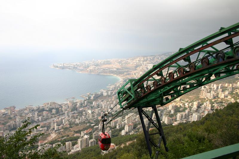 Cable car from Jounieh