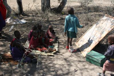 classroom in Masai village