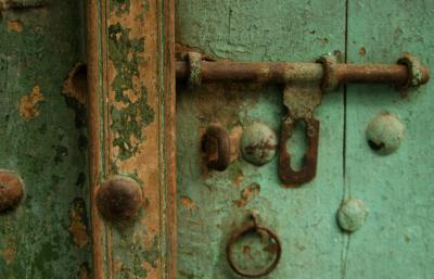 Detail on door Stone Town