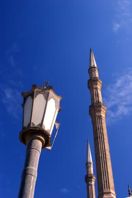 Lamp and minarets, Citadel