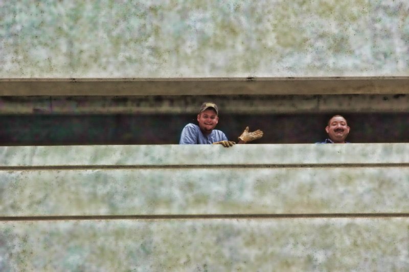 TWO GUYS SMILING