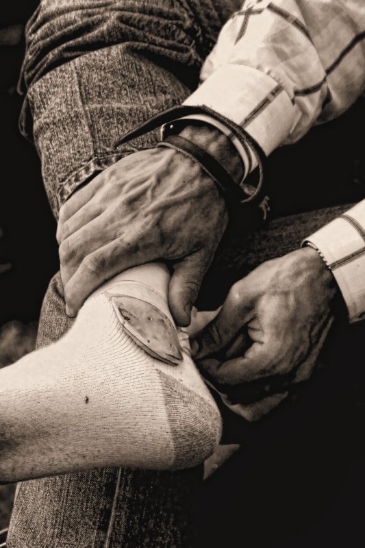 WRAPPING THE ANKLE