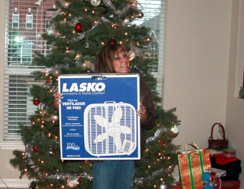 ME WITH MY NEW FAN