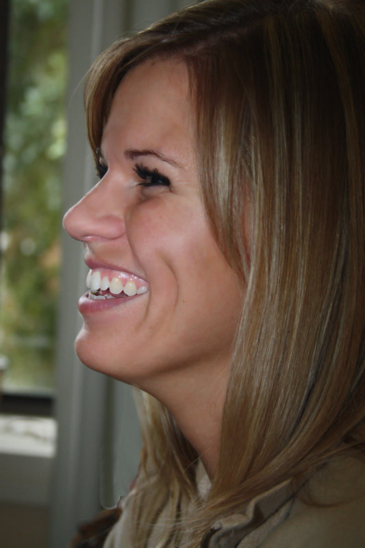 SMILING BRIDESMAID