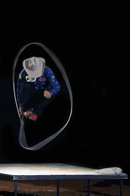 JUMPING THROUGH HOOPS OR RATHER A LASSO