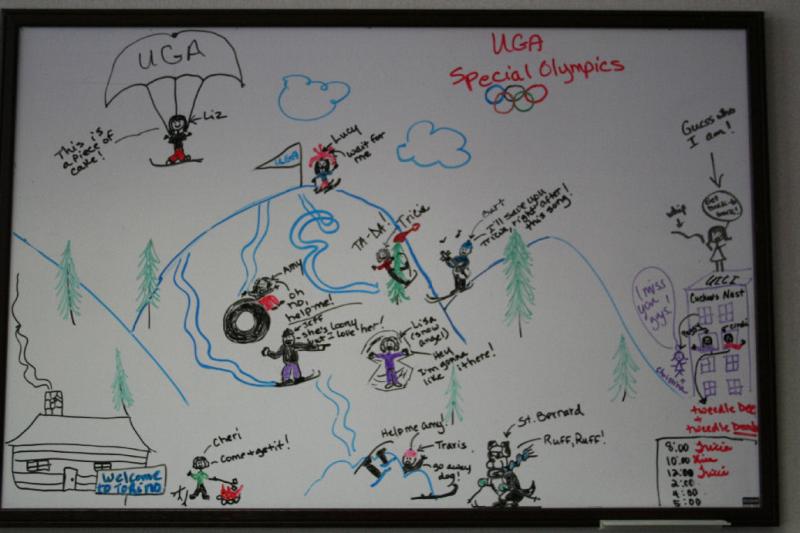 LISA AND TRICIAS WORK BOARD