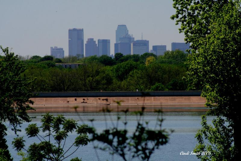 DOWNTOWN DALLAS FROM WHITE ROCK LAKE