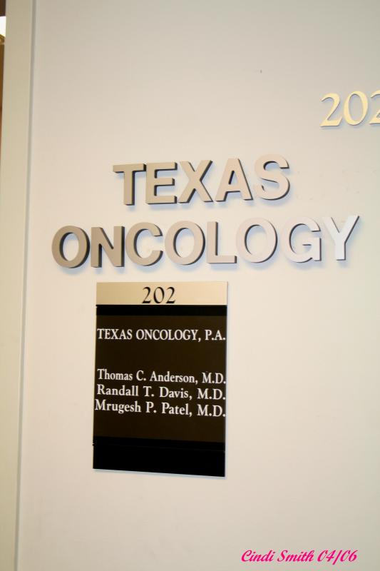 VISITING THE OFFICE FOR MY TUMOR MARKERS