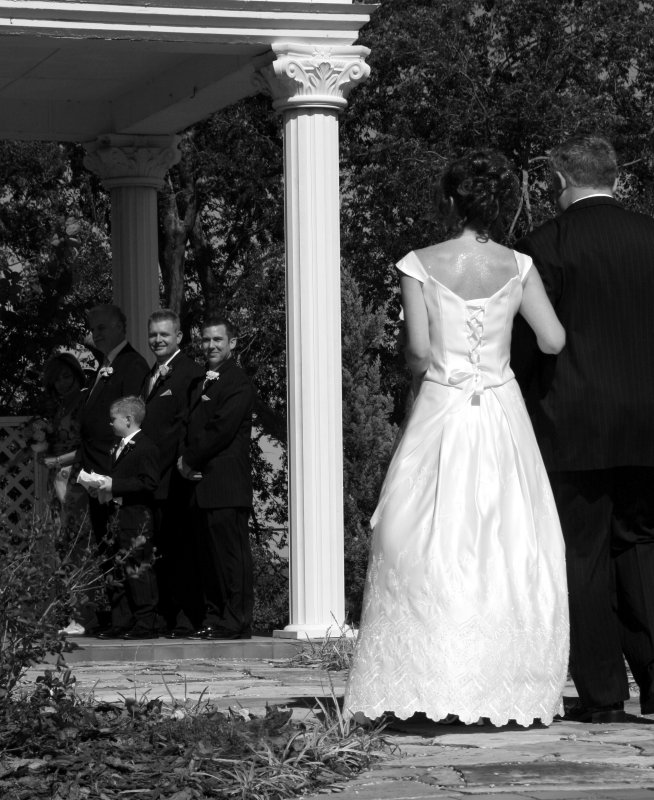 HE SEES HIS BRIDE