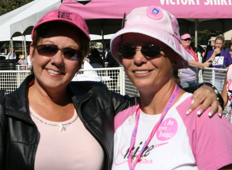 ME AND RENEE, MY PERSONAL HERO WHO WALKED FOR ME AND CONNIE!