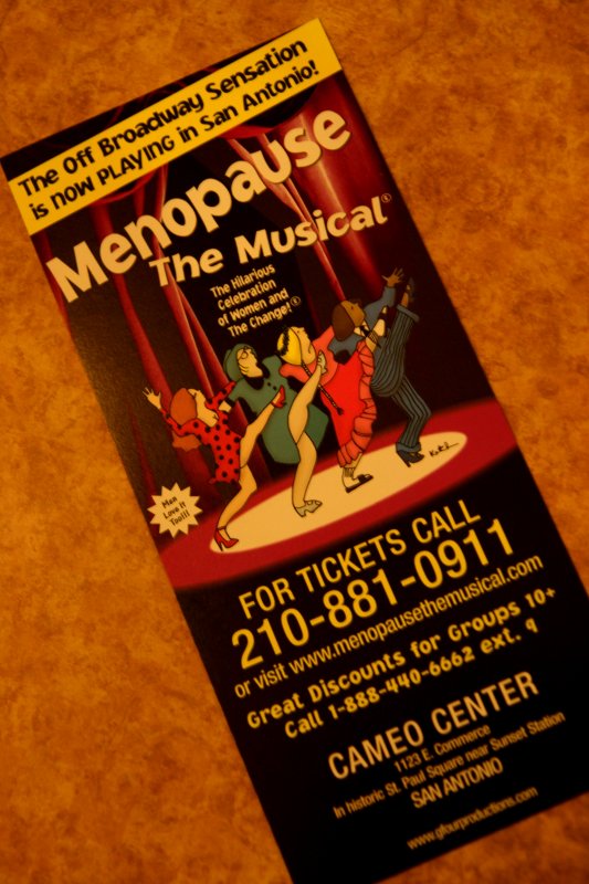 MENOPAUSE....THE MUSICAL